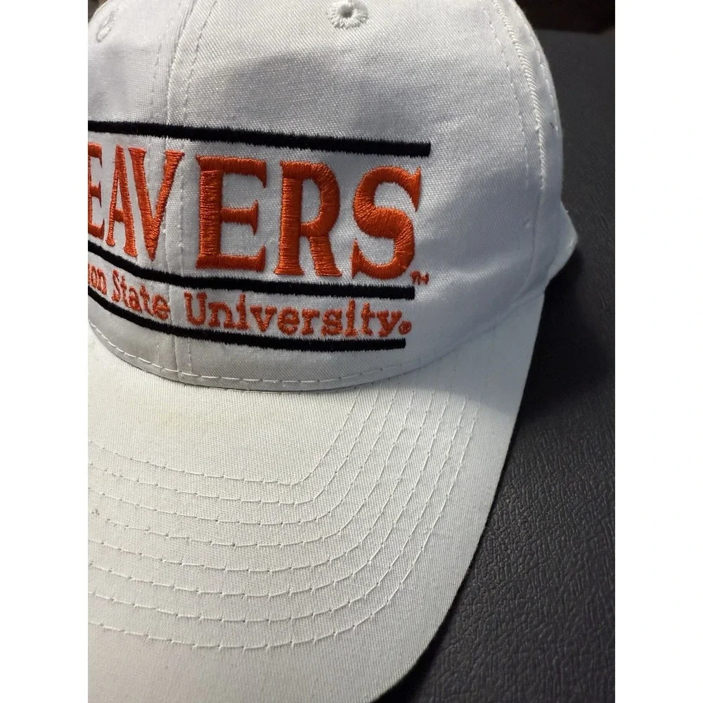 Vintage Oregon State University Beavers The Game OSFA SnapBack Hat Split Bar